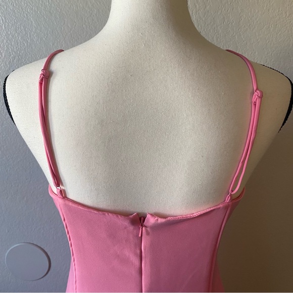 Bardot Pink Midi Dress - Picture 5 of 13